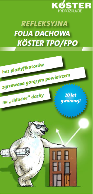 Refleksyjna folia dachowa KÖSTER TPO/FPO